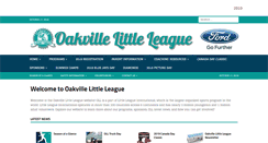 Desktop Screenshot of oakvillelittleleague.com